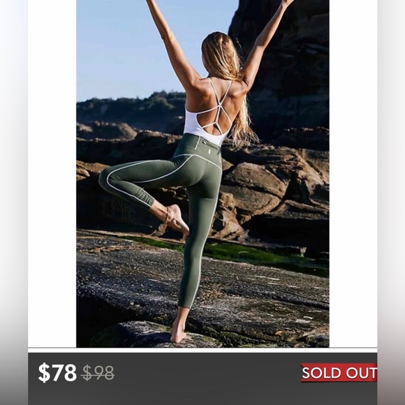 Free People Your A Peach Legging NWT - Picture 5 of 9